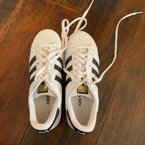 adidas Superstar shoes - white